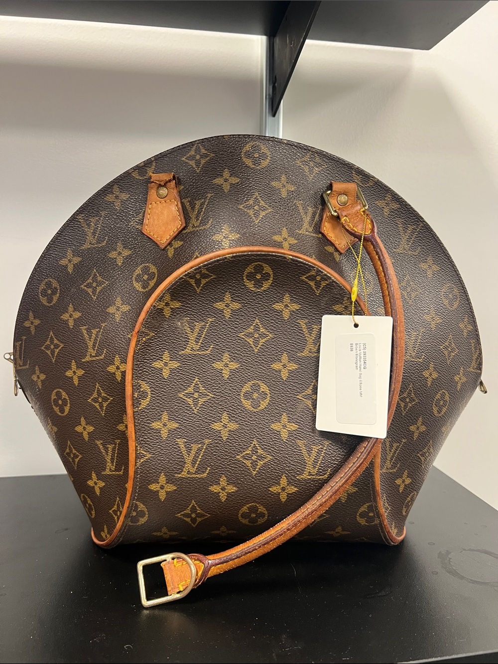 Elif’s Louis Vuitton Brown Monogram Ellipse Handbag SKU: 293354CQ